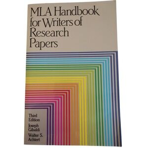 Mla Handbook‎ for Writers of Research Papers: MLA Handbook for Writers of...